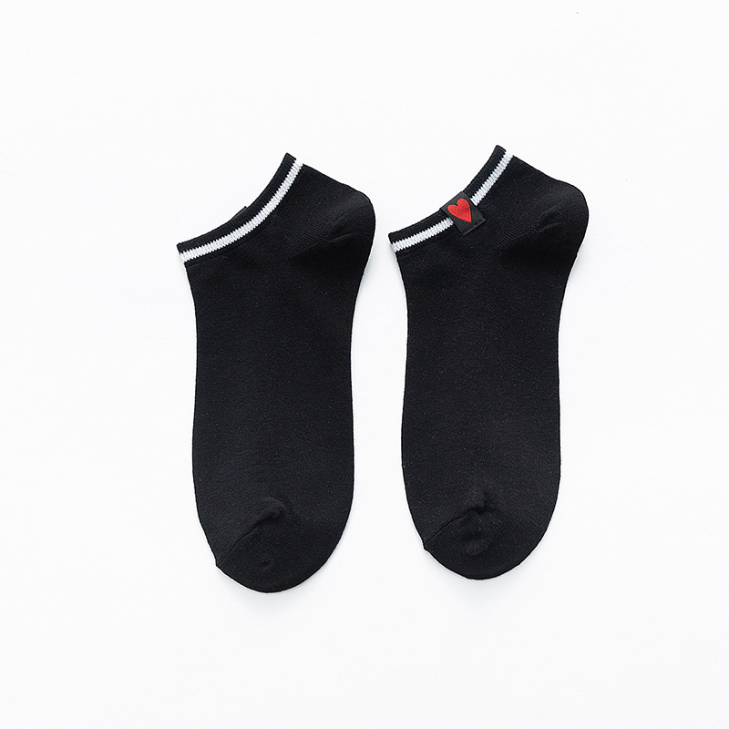 Glad Xvan 5 Pairs Fall 2020 Fashion Invisible Boat Socks Cotton Socks